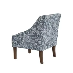 Hot Kirklands Home & White Swoop Accent Chair Blue