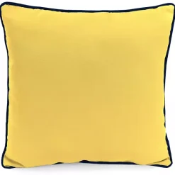 Outlet Kirklands Home Blue & Yellow Bee Happy Outdoor Pillow