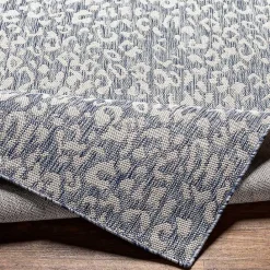 New Kirklands Home Blue Amur Outdoor Rug, 9x12