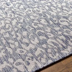 New Kirklands Home Blue Amur Outdoor Rug, 9x12