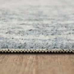 Outlet Kirklands Home Blue and Cream Blackwell Runner, 2x8