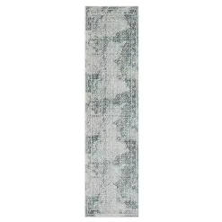 Online Kirklands Home Blue and Cream Blackwell Runner, 2x10