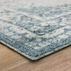 Outlet Kirklands Home Blue and Cream Blackwell Area Rug, 8x10