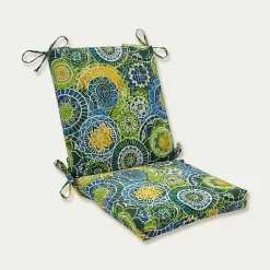 New Kirklands Home Blue and Green Lagoon Outdoor Chair Cushion