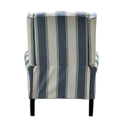 Online Kirklands Home Blue and Tan Stripe Traditional Recliner