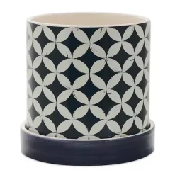 Online Kirklands Home Blue and White Coastal Planters, Set of 2