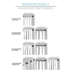 Best Kirklands Home Blue and White Dolores Curtain Panel Set, 95 in.