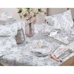 Discount Kirklands Home Blue and White Floral Table Runner, 90 in.