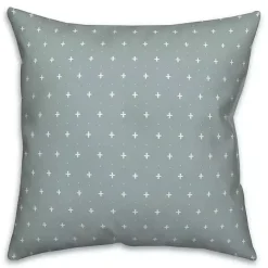 Outlet Kirklands Home Blue and White French Country Outdoor Throw Pillow