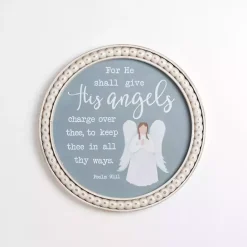 Clearance Kirklands Home Blue Angel Psalm Framed Wall Plaque