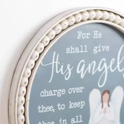 Clearance Kirklands Home Blue Angel Psalm Framed Wall Plaque