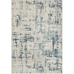 Kirklands Home Blue Avalon Abstract Pattern Area Rug, 4x6