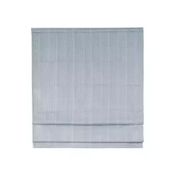 Discount Kirklands Home Basketweave Cordless Roman Shade, 31 in. Blue