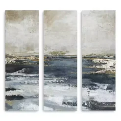 Hot Kirklands Home Bay Canvas Art Prints, Set fof 3 Blue