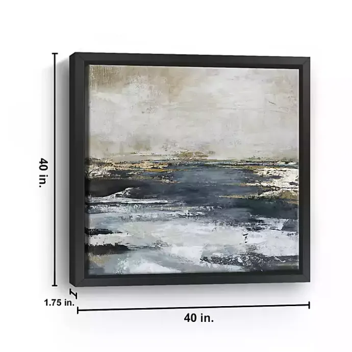 Discount Kirklands Home Blue Bay Framed Canvas Art Print, 40x40 in.