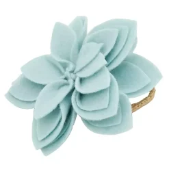 New Kirklands Home Blossom Napkin Rings, Set of 4 Blue