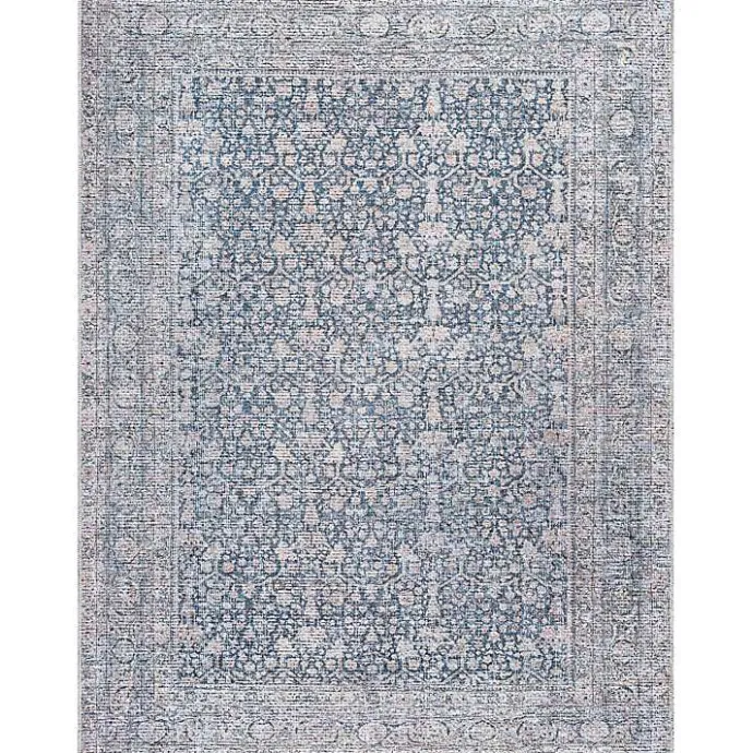 Online Kirklands Home Boho Lorelai Washable Area Rug, 5x7 Blue
