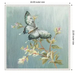 Clearance Kirklands Home Blue Butterfly Framed Canvas Art Print