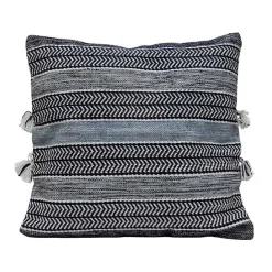 Hot Kirklands Home Chevron Woven Outdoor Pillow Blue