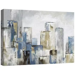 Outlet Kirklands Home Blue City Canvas Art Prints, Set of 2