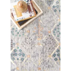 Discount Kirklands Home Claretta Area Rug, 5x7 Blue