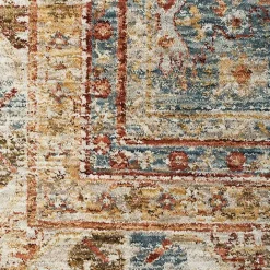 Sale Kirklands Home Blue Distressed Medallion Runner, 2x10 Multi