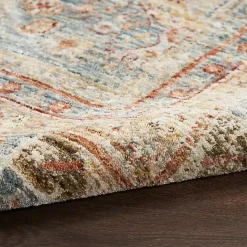 Sale Kirklands Home Blue Distressed Medallion Runner, 2x10 Multi