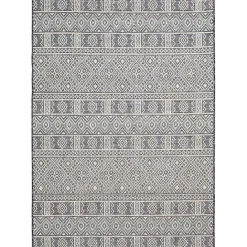Kirklands Home Draya Indoor/Outdoor Area Rug, 5x7 Blue