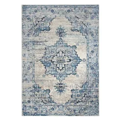 Outlet Kirklands Home Edward Medallion Area Rug, 8x10 Blue