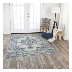 Outlet Kirklands Home Edward Medallion Area Rug, 8x10 Blue