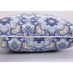 Sale Kirklands Home Emilia Outdoor Lumbar Pillows, Set of 2 Blue
