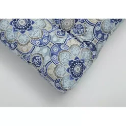 Sale Kirklands Home Emilia Tufted Outdoor Loveseat Cushion Blue