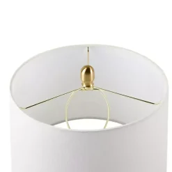 Sale Kirklands Home Faceted Glass Table Lamp Blue