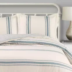 Clearance Kirklands Home Blue Farmhouse 3-pc. Full/Queen Comforter Set