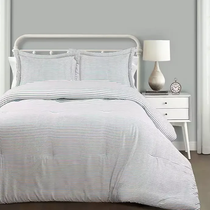 Clearance Kirklands Home Blue Farmhouse 3-pc. Full/Queen Comforter Set