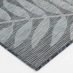 Discount Kirklands Home Fern Leaves Indoor/Outdoor Area Rug, 5x7 Blue