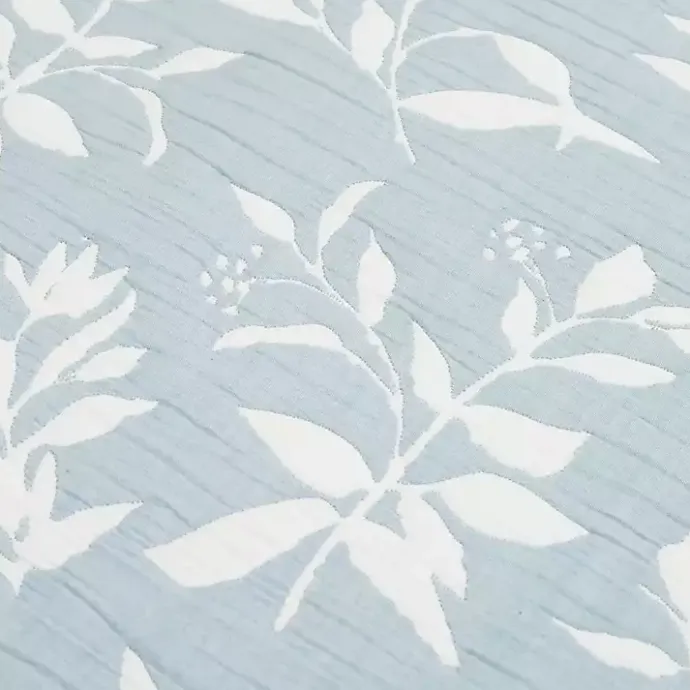 Sale Kirklands Home Blue Floral Reversible 3-pc. King Quilt Set