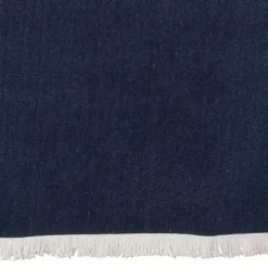 Clearance Kirklands Home Fringe Border Table Runner, 72 in. Blue
