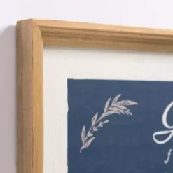 Hot Kirklands Home Grateful Framed Wall Plaque Blue