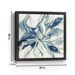 Clearance Kirklands Home Blue Halcyon Framed Canvas Art Print