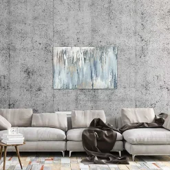 Clearance Kirklands Home Blue Illusion Canvas Art Print