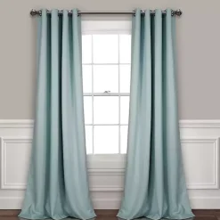 Hot Kirklands Home Insulated Blackout Curtain Panel Set, 108 in. Blue