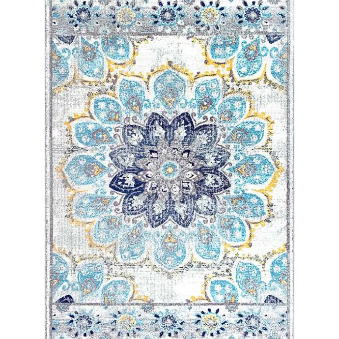 Clearance Kirklands Home Blue Kiyoko Area Rug, 5x7 Multi