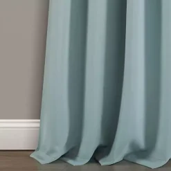 Outlet Kirklands Home Knotted Curtain Panel Set, 95 in. Blue