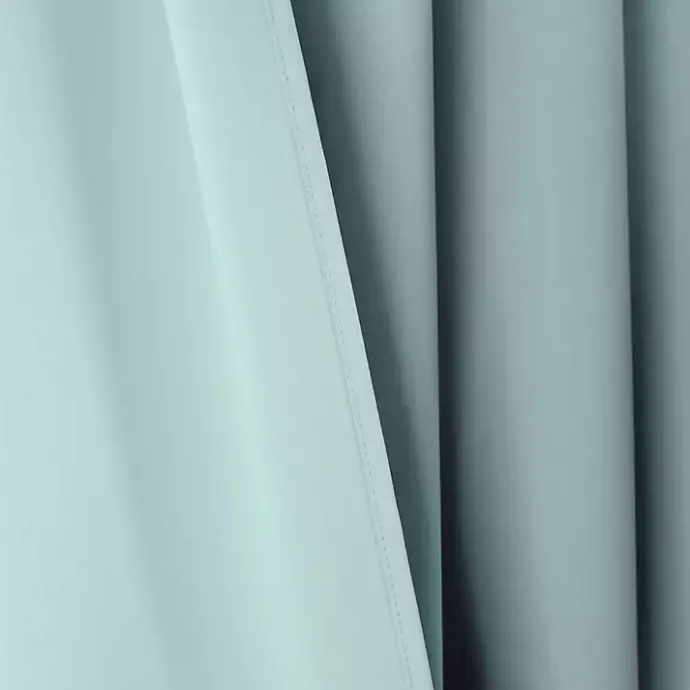 Outlet Kirklands Home Knotted Curtain Panel Set, 95 in. Blue