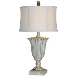 Hot Kirklands Home Blue Lilly Table Lamps, Set of 2 Ivory