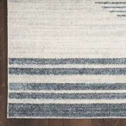 Outlet Kirklands Home Blue Linear Sphere Washable Area Rug, 3x5