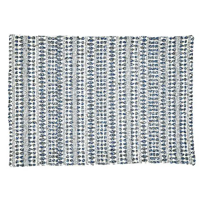Kirklands Home Lines Woven Placemats, Set of 4 Blue