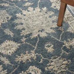 Sale Kirklands Home Blue Lush Vines Area Rug, 4x6