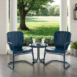 Hot Kirklands Home Madison 3-pc. Chat Set Blue